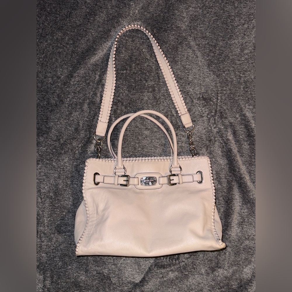 Michael Kors Cream Satchel Bag